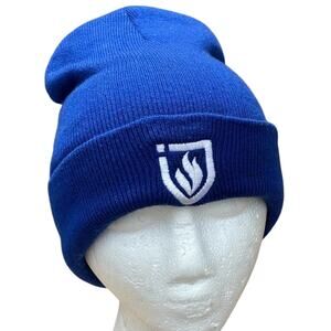 Blue Fire Beanie